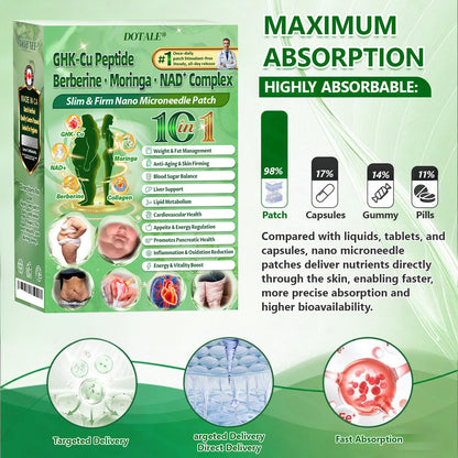 𝑫𝑶𝑻𝑨𝑳𝑬® 𝑺𝒍𝒊𝒎 & 𝑭𝒊𝒓𝒎 𝑵𝒂𝒏𝒐 𝑴𝒊𝒄𝒓𝒐𝒏𝒆𝒆𝒅𝒍𝒆 𝑷𝒂𝒕𝒄𝒉🛒𝒘𝒊𝒕𝒉 𝑮𝑯𝑲-𝑪𝒖 𝑷𝒆𝒑𝒕𝒊𝒅𝒆 · 𝑩𝒆𝒓𝒃𝒆𝒓𝒊𝒏𝒆 · 𝑴𝒐𝒓𝒊𝒏𝒈𝒂 · 𝑵𝑨𝑫⁺ 𝑪𝒐𝒎𝒑𝒍𝒆𝒙 𝐅𝐨𝐫 𝐨𝐛𝐞𝐬𝐢𝐭𝐲, 𝗟𝗼𝗼𝘀𝗲 𝘀𝗸𝗶𝗻,𝐝𝐢𝐚𝐛𝐞𝐭𝐞𝐬, 𝐬𝐥𝐞𝐞𝐩 𝐚𝐩𝐧𝐞𝐚, 𝐣𝐨𝐢𝐧𝐭 𝐢𝐬𝐬𝐮𝐞𝐬, 𝐚𝐧𝐝 𝐦𝐨𝐫𝐞30%